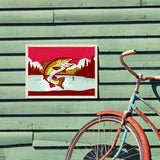 Cutthroat Trout - Metal Sign, Metal Sign / 12x16