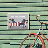 Wag More. Bark Less. - Metal Sign, Metal Sign / 12x16