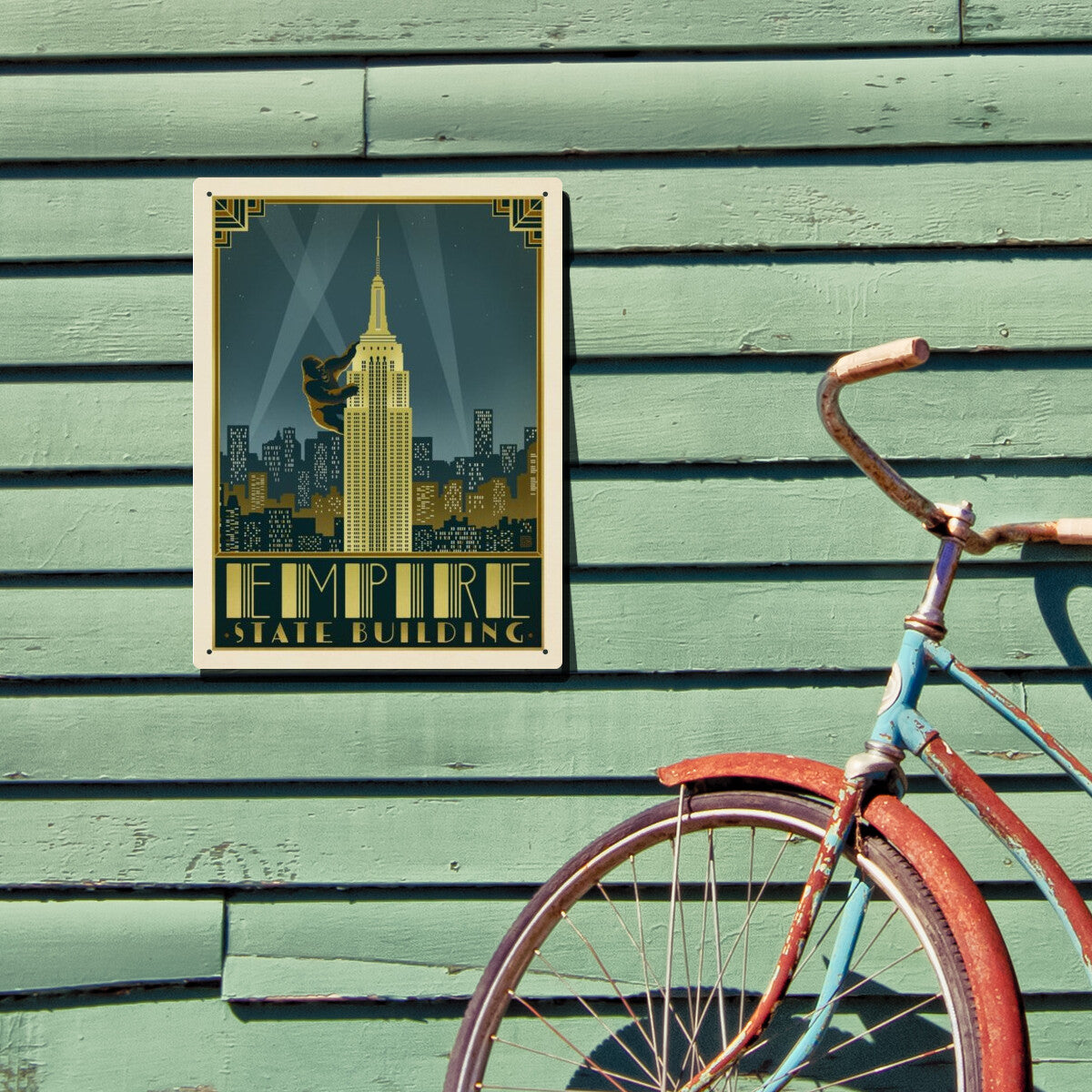 New York City: Empire State Building — Vintage Travel Poster