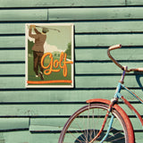 id-rather-be-playing-golf - Metal Sign / 12x16 / Env