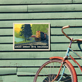 Great Smoky Mountain Railroad: Diesel Train - Metal Sign, Metal Sign / 12x16