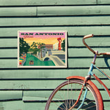San Antonio, TX: River Walk (Horizontal) - Metal Sign, Metal Sign / 12x16