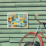 Coastal Collection Collage (Horizontal) - Metal Sign, Metal Sign / 12x16
