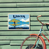 Salt Flat (Pub Poster) - Metal Sign, Metal Sign / 12x16