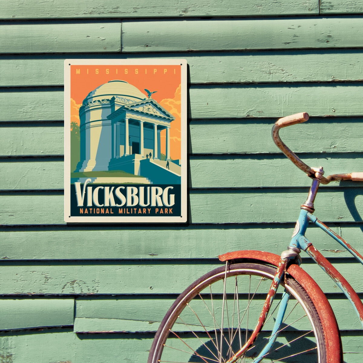 vicksburg-national-military-park-mississippi - Metal Sign / 12x16 / Env