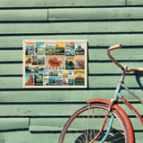 Canada: Picture Perfect Collage (Horizontal) - Metal Sign, Metal Sign / 12x16