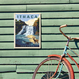 Ithaca, New York - Metal Sign, Metal Sign / 12x16
