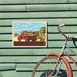 Vintage Apple Truck - Metal Sign, Metal Sign / 12x16