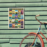 movisitmissourimulti-imageprint - Metal Sign / 12x16 / Env