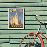...2026 Total Solar Eclipse: León, Spain - Metal Sign, Metal Sign / 12x16