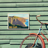 Big Sur, California: Bixby Bridge - Metal Sign, Metal Sign / 12x16
