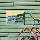 Flathead Lake, Montana (Horizontal) - Metal Sign, Metal Sign / 12x16