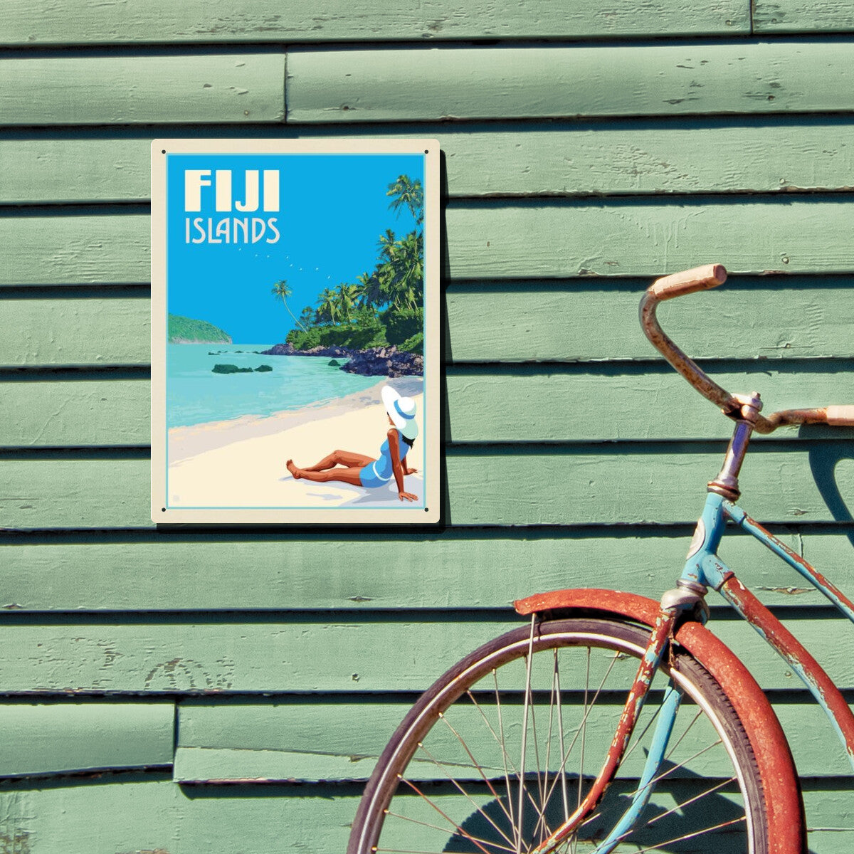 fiji-islands - Metal Sign / 12x16 / Env