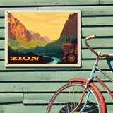Zion National Park: 100th Anniversary (Horizontal) - Metal Sign, Metal Sign / 18x24