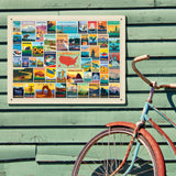 50-State Collage (Horizontal) - Metal Sign, Metal Sign / 18x24