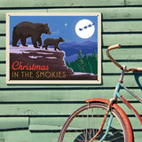 Christmas In The Smokies - Metal Sign, Metal Sign / 18x24