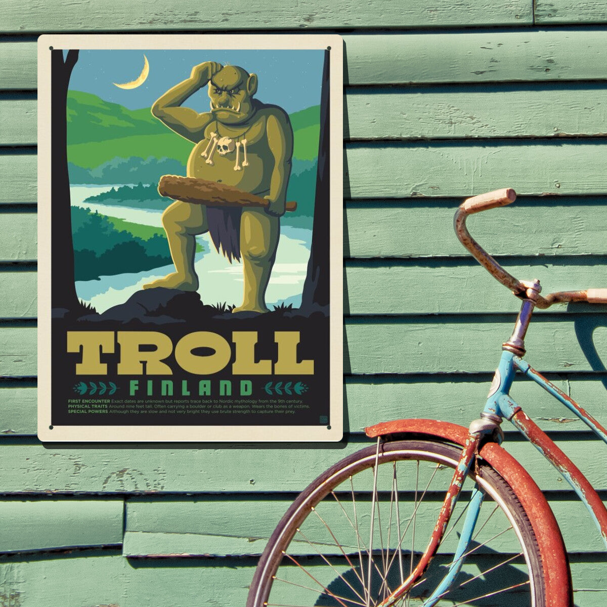 たここ♩ ファブリックパネル　troll たここ♩ ファブリックパネル troll Mythical Creatures: Troll