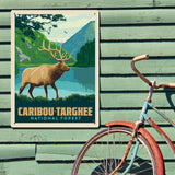 Caribou-Targhee National Forest - Metal Sign, Metal Sign / 18x24