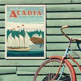 Acadia National Park: Bass Harbor Head - Metal Sign, Metal Sign / 18x24