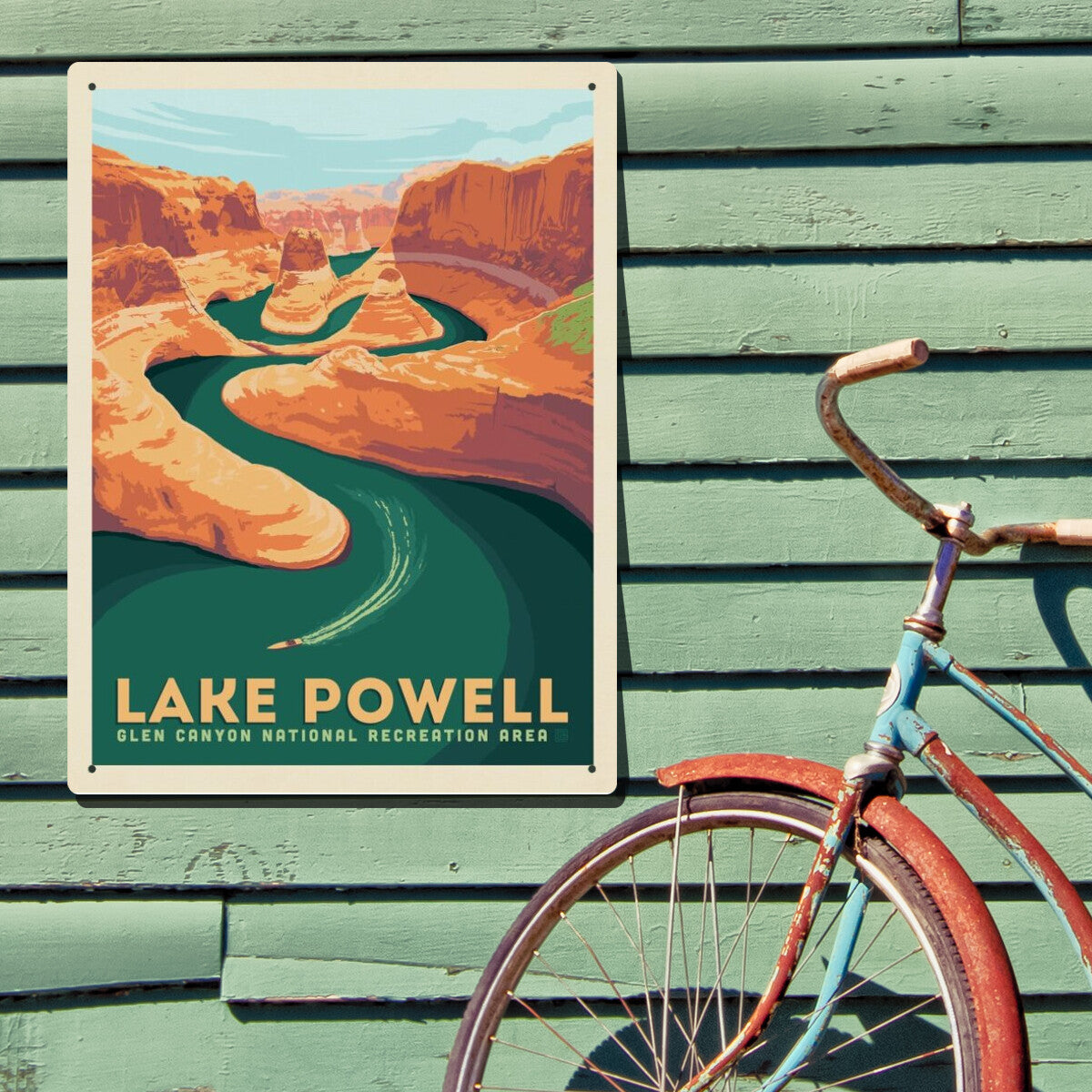 Lake Powell, Arizona/Utah — National Monument Poster | Metal Wall