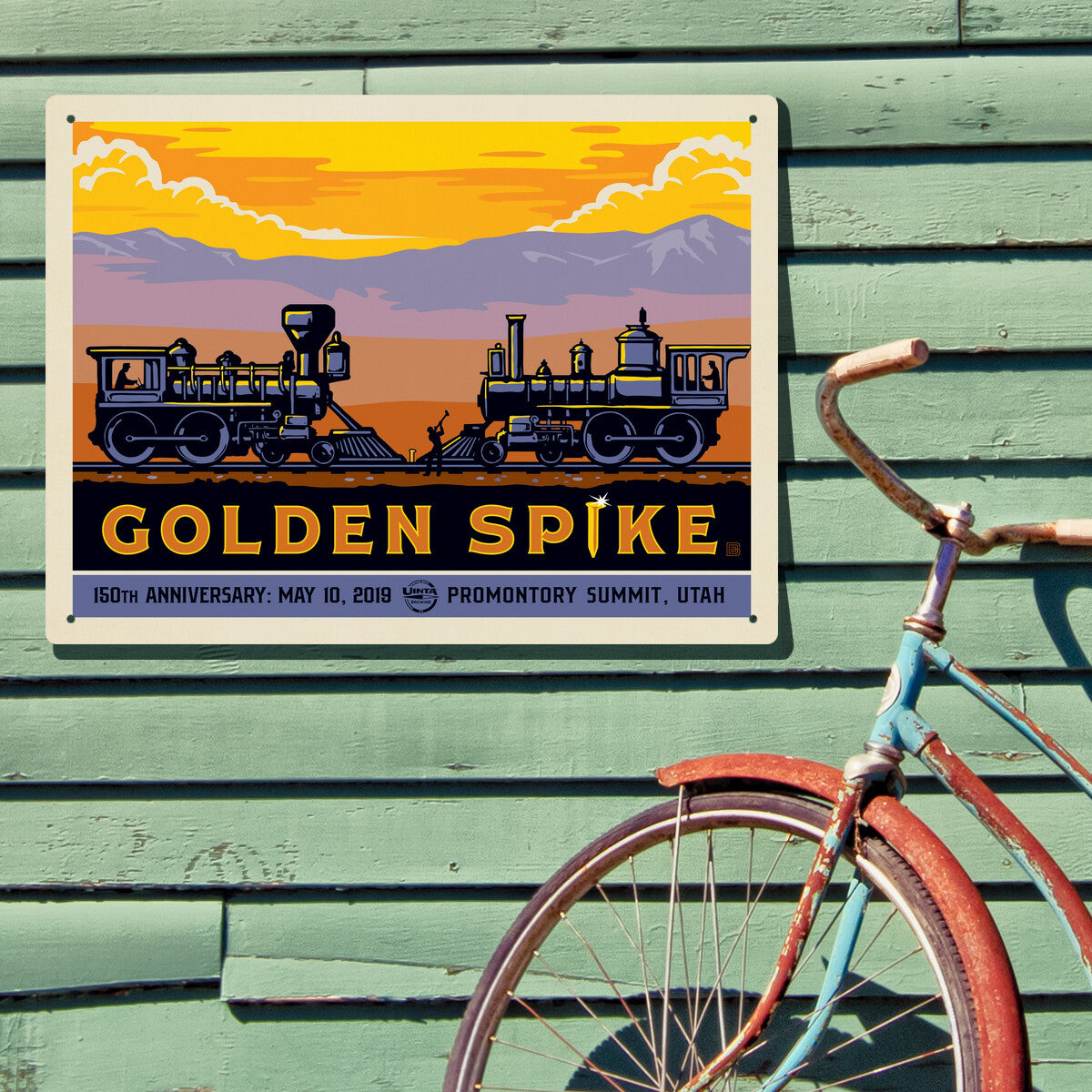 Golden Spike — Uinta Mountains Art | Metal Wall Art – Anderson