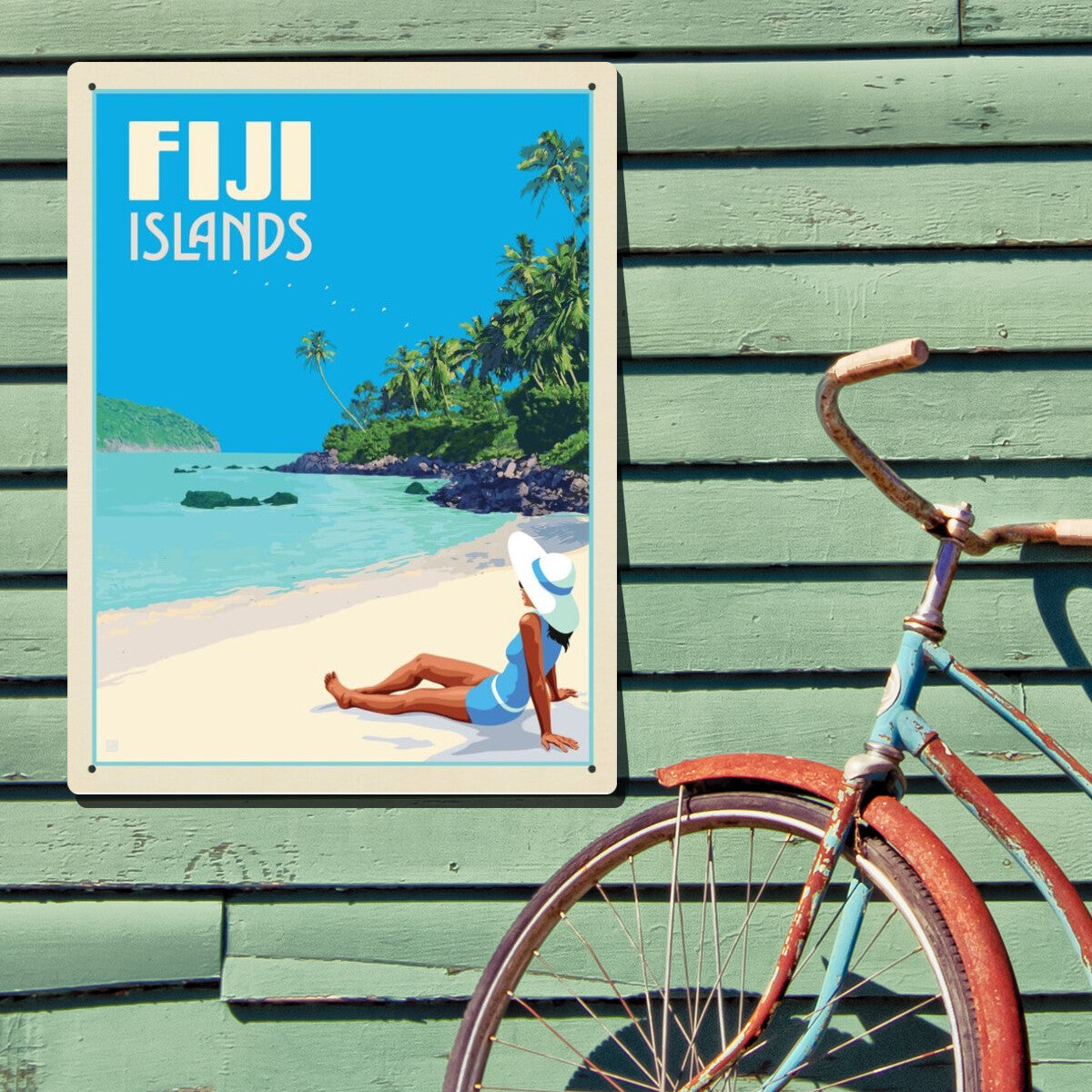 fiji-islands - Metal Sign / 18x24 / Env