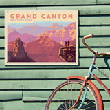 Grand Canyon National Park: 100th Anniversary (Horizontal) - Metal Sign, Metal Sign / 18x24