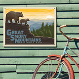 Great Smoky Mountains Horizontal Print - Metal Sign, Metal Sign / 18x24