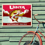 Cutthroat Trout (Pub Poster) - Metal Sign, Metal Sign / 18x24