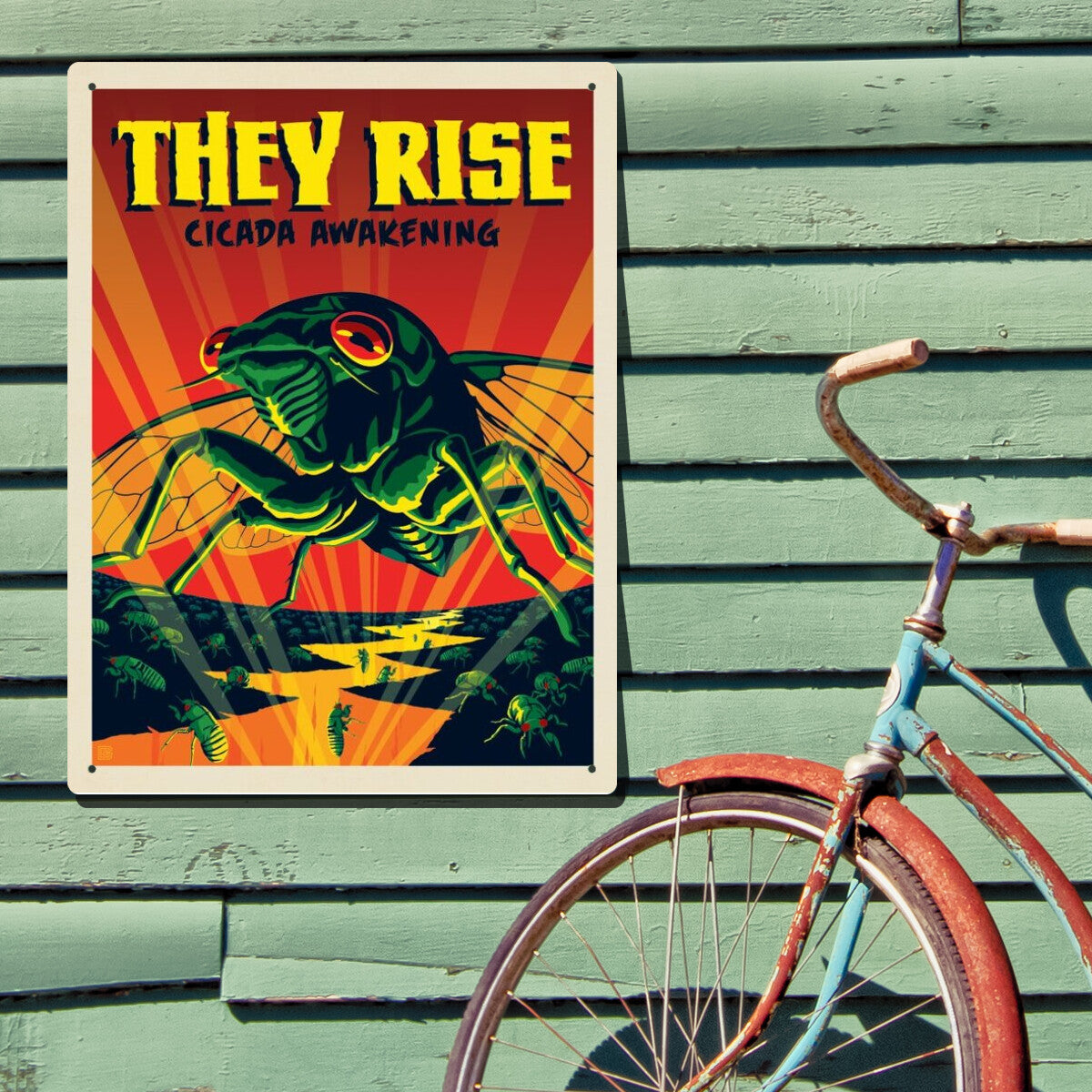 Cicada Awakening: They Rise | Metal Wall Art – Anderson Design Group