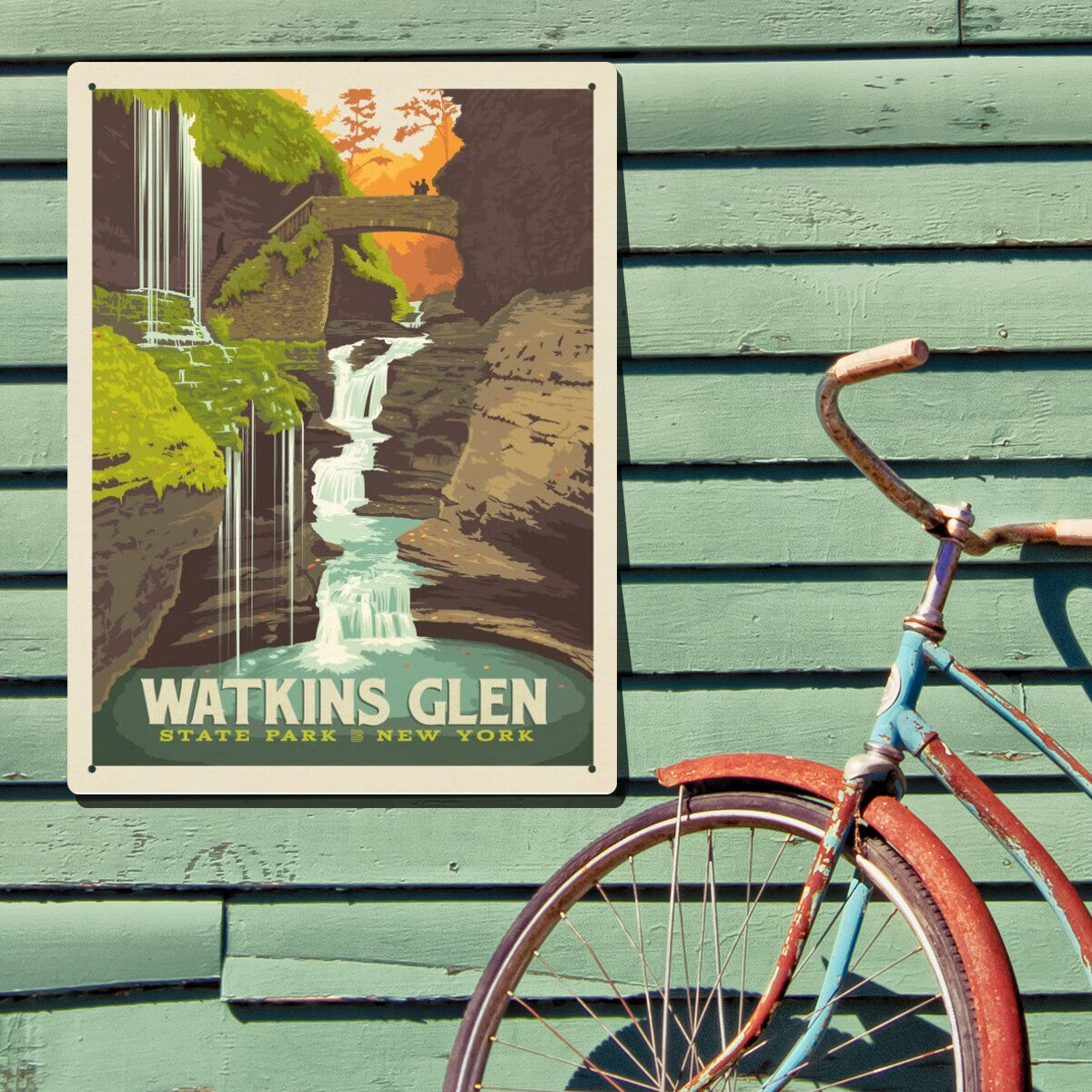 Watkins Glen State Park, New York — National Monument Poster