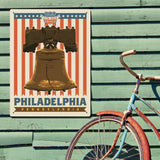 250th Anniversary USA: Liberty Bell - Metal Sign, Metal Sign / 18x24