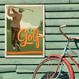 id-rather-be-playing-golf - Metal Sign / 18x24 / Env