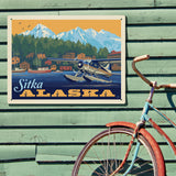 Alaska: Sitka - Metal Sign, Metal Sign / 18x24