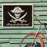 Pirate Flag - Metal Sign, Metal Sign / 18x24