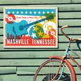 Lookin' Pretty In Music City (Horizontal) - Metal Sign, Metal Sign / 18x24