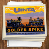 Golden Spike (Pub Poster) - Notecards, Notecards