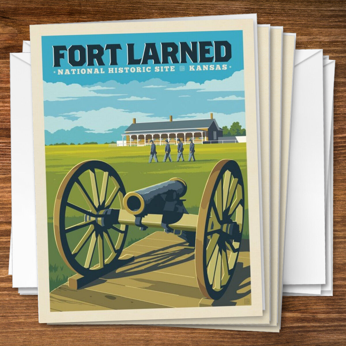 fort-larned-national-historic-site-cannon - Notecards