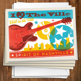 Chill in the Ville (Horizontal) - Notecards, Notecards