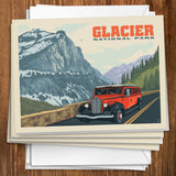 Glacier National Park: Going To The Sun Road (Horizontal) - Notecards, Notecards