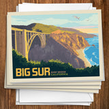 Big Sur, California: Bixby Bridge - Notecards, Notecards