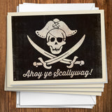 Pirate Flag - Notecards, Notecards