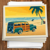 Woody On The Beach - Notecards, Notecards
