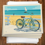 Beach Cruiser Bike - Notecards, Notecards
