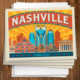Nashville Landmarks (Horizontal) - Notecards, Notecards