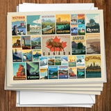 Canada: Picture Perfect Collage (Horizontal) - Notecards, Notecards