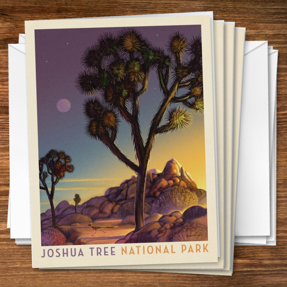 joshua-tree-national-park-into-the-evening - Notecards