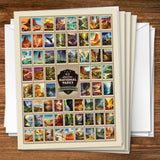 63 Image National Park Print: by Arden von Haeger - Notecards, Notecards