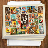 Coffee Collage (Horizontal) - Notecards, Notecards