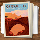 Capitol Reef National Park: Cassidy Arch - Notecards, Notecards